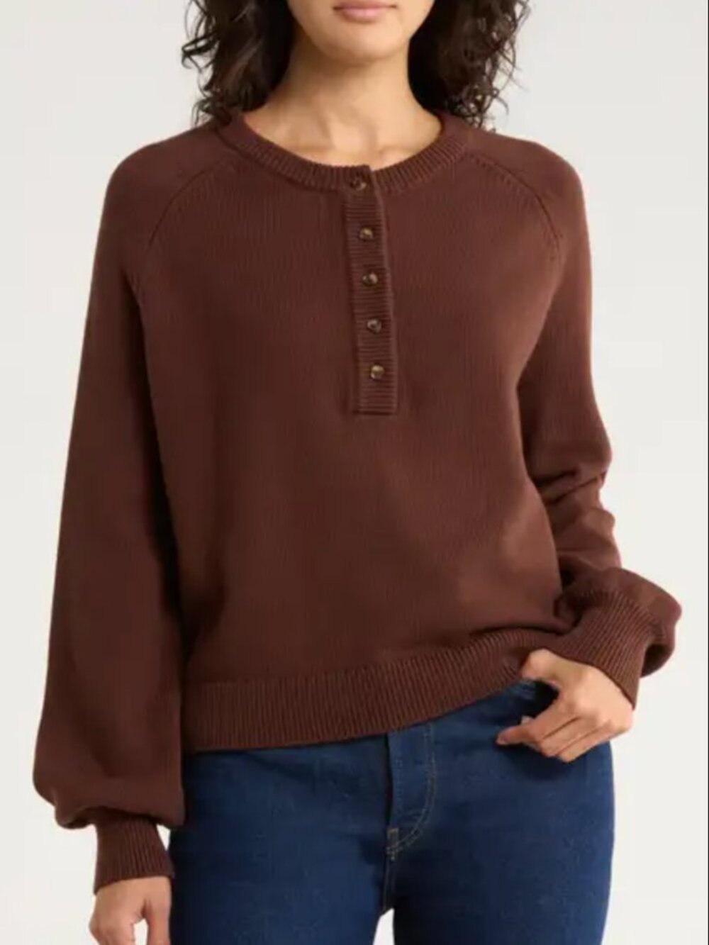 Brown French Connection Mozart Sweater NWT